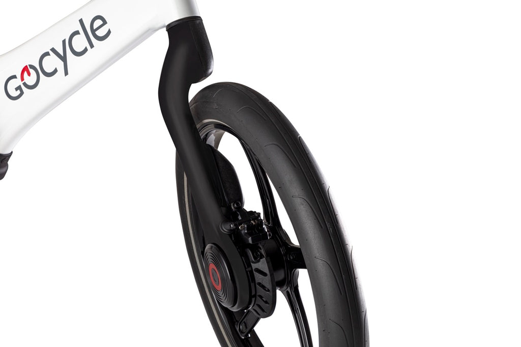 Gocycle G4 White 500 Watt motor dual speed 15 or 20 MPH