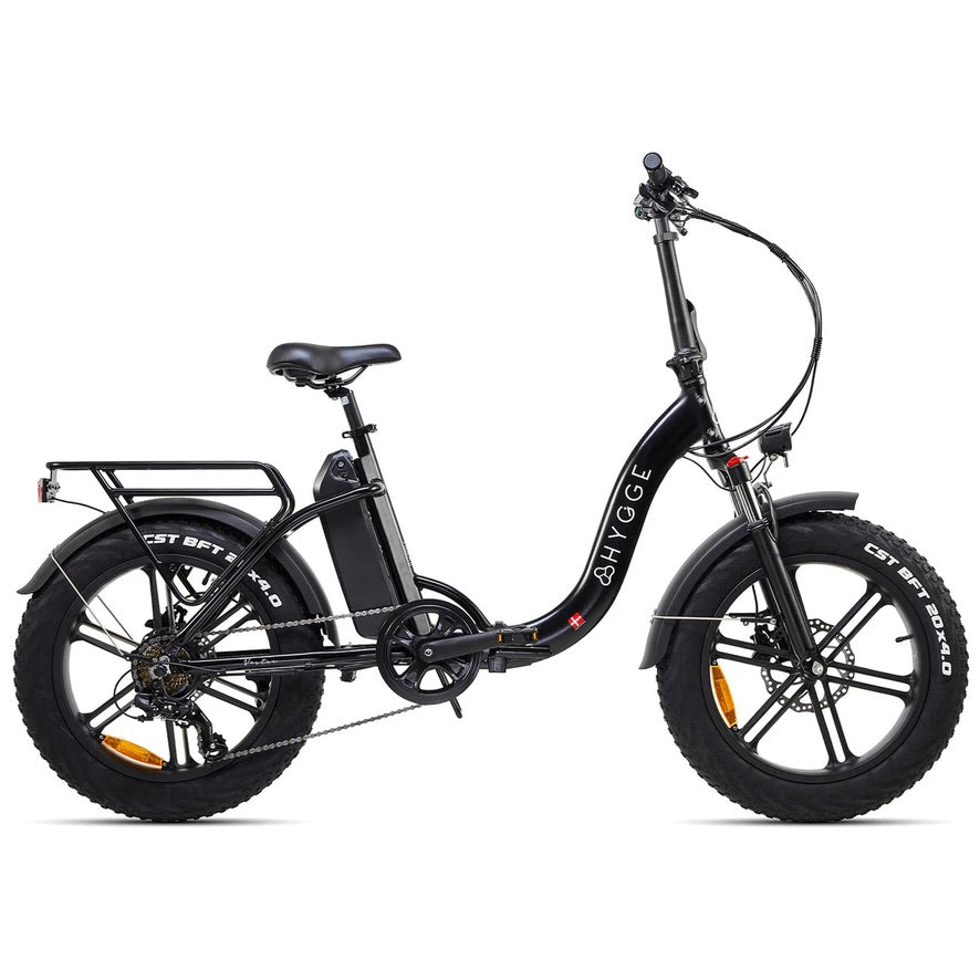 2026 Hygge Vester Step Through Folding Electric Bike Black