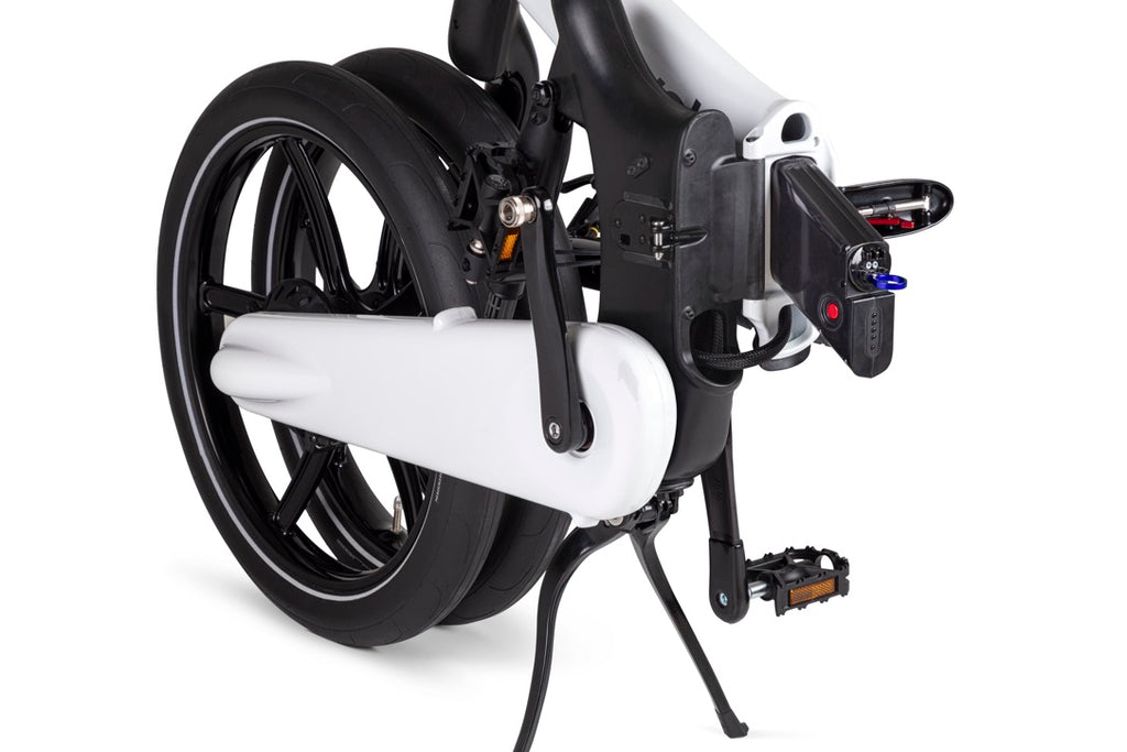 Gocycle G4 White 500 Watt motor dual speed 15 or 20 MPH