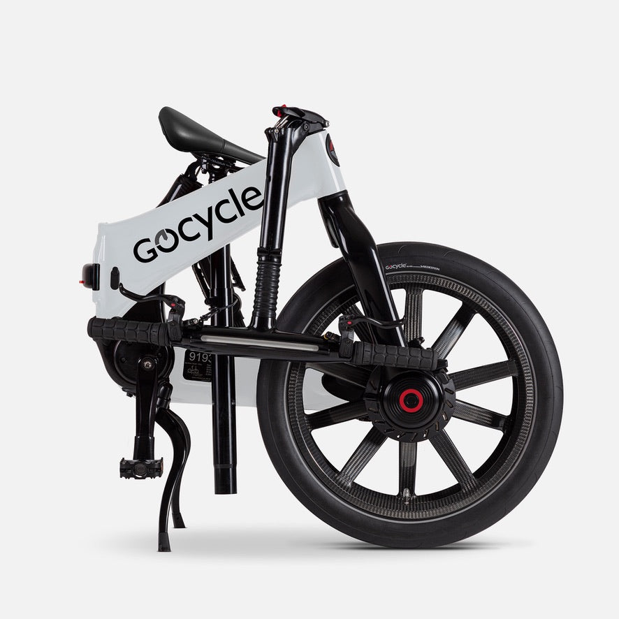 Gocycle G4 White 500 Watt motor dual speed 15 or 20 MPH