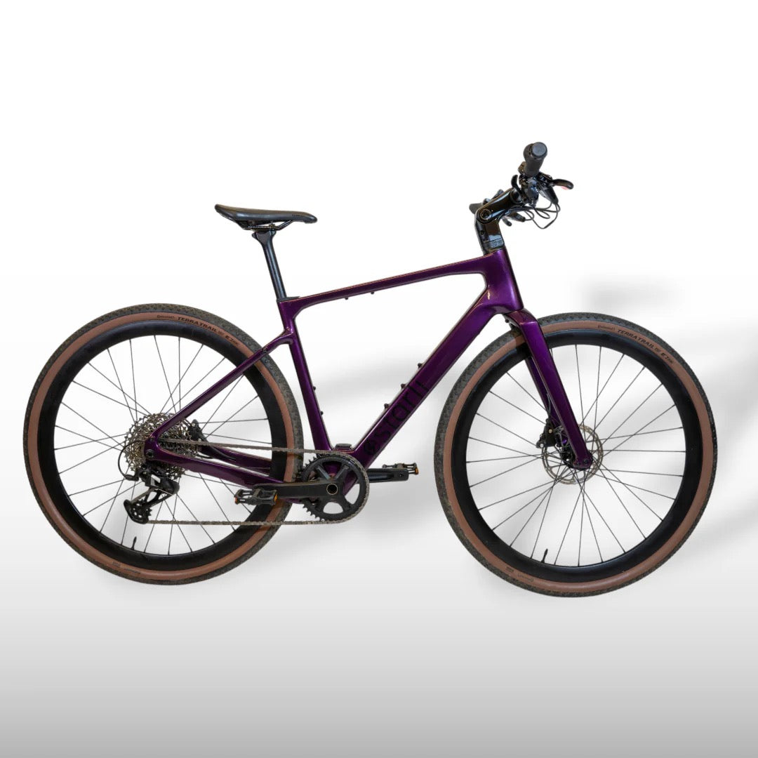 2026 Estarli G700 Carbon Fibre Gravel eBike Drop Bars & H700 Flat Bars