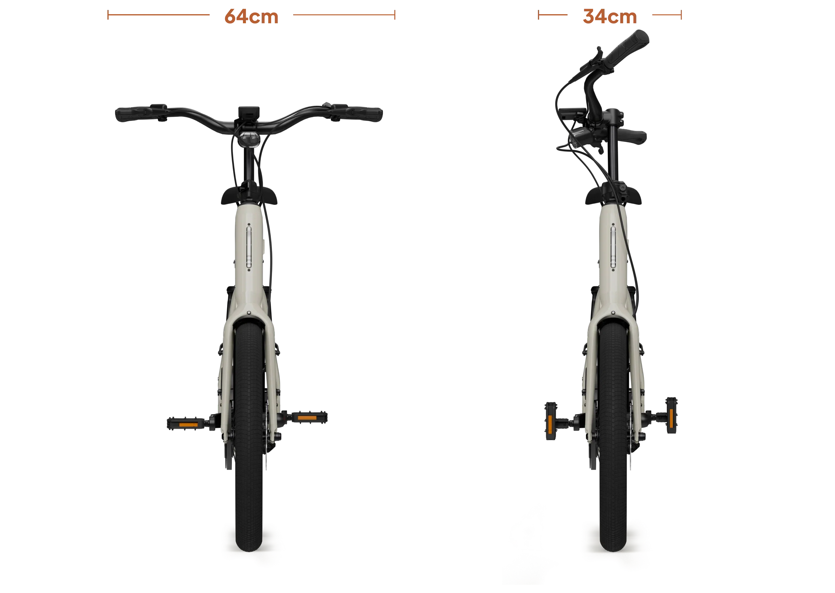 Tenways CGO Compact eBike - Sandstone Beige
