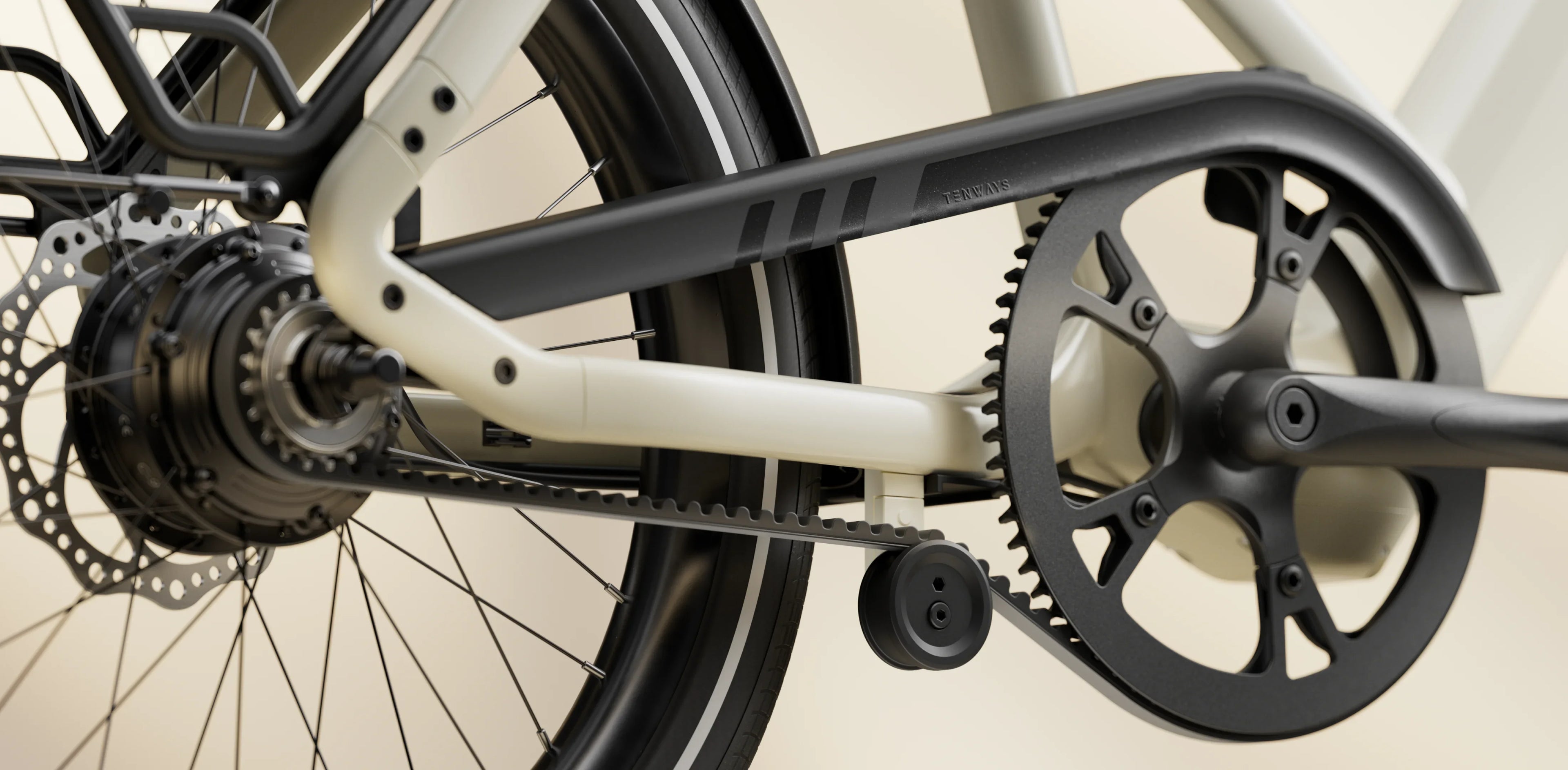 Tenways CGO Compact eBike - Sandstone Beige