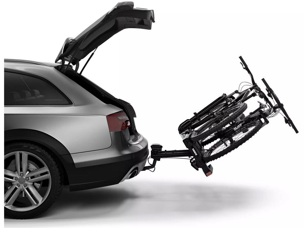 Thule EasyFold XT 2-Bike TowballCcarrier with AcuTight torque knobs 13-pin