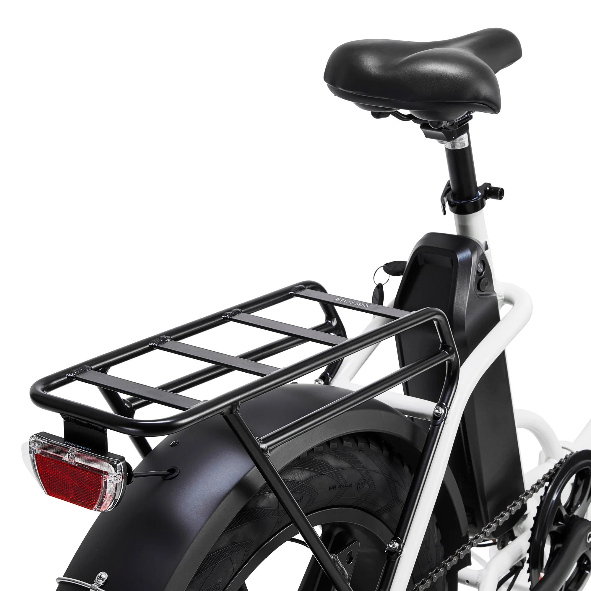 2026 Hygge Vester Step Through Folding Electric Bike White
