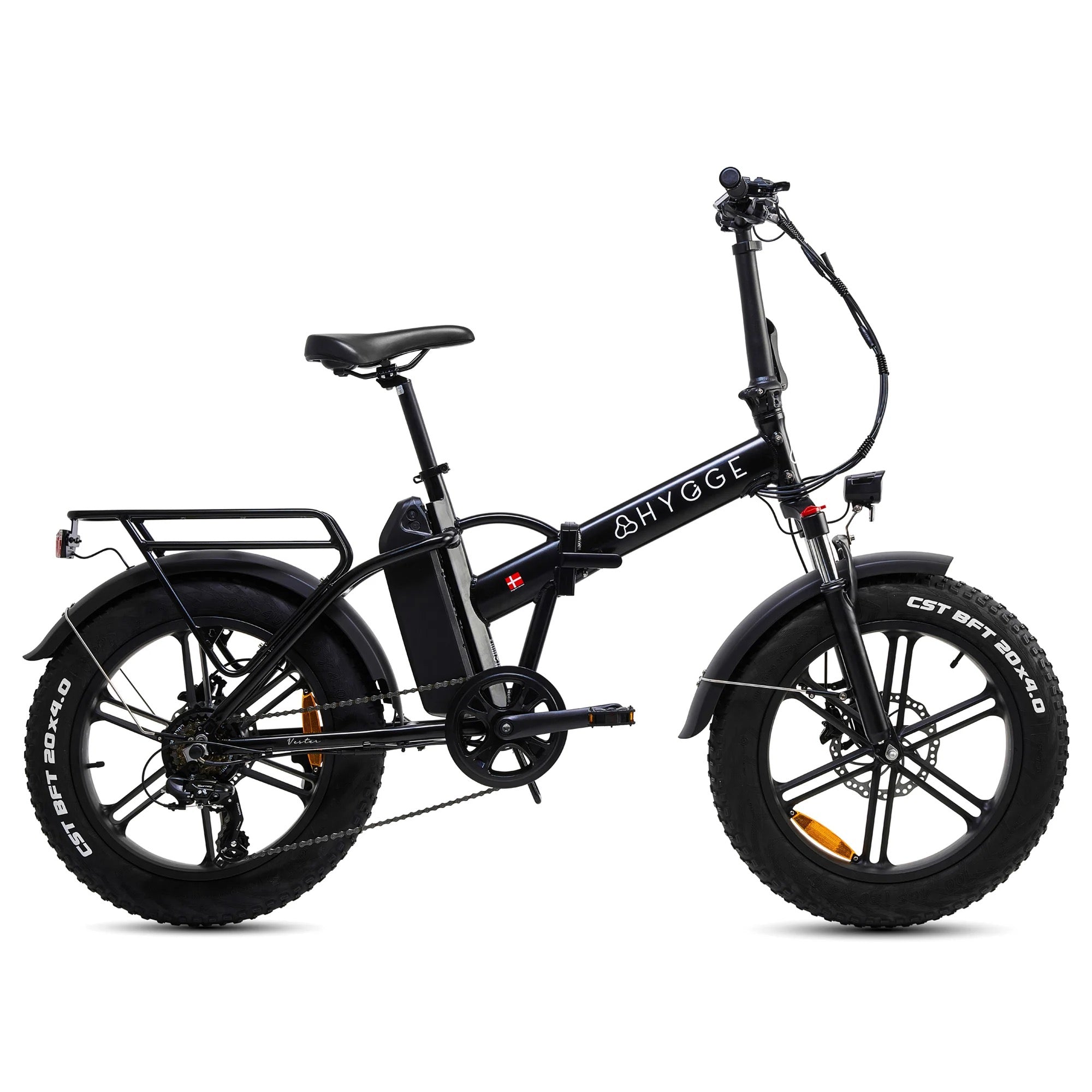 2026 Hygge Vester Crossbar Folding eBike Black