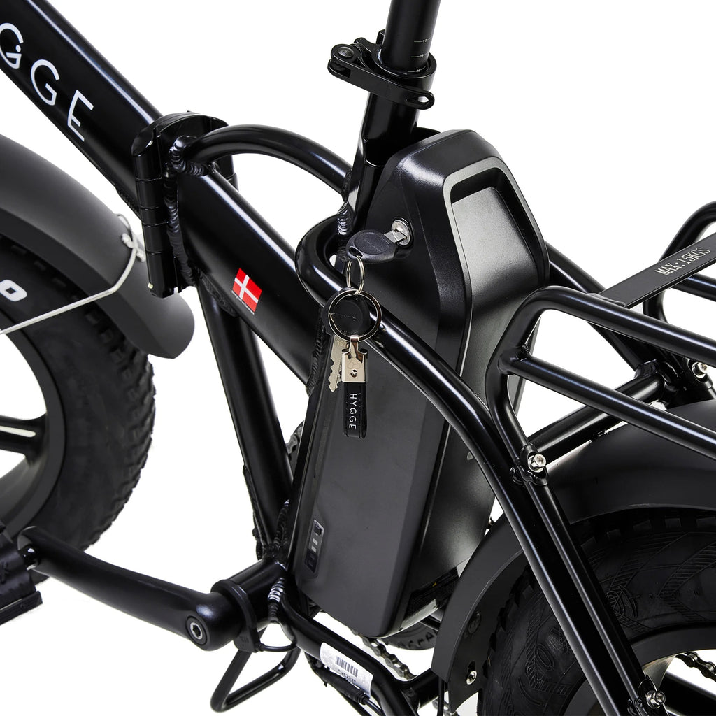 2026 Hygge Vester Crossbar Folding eBike Black