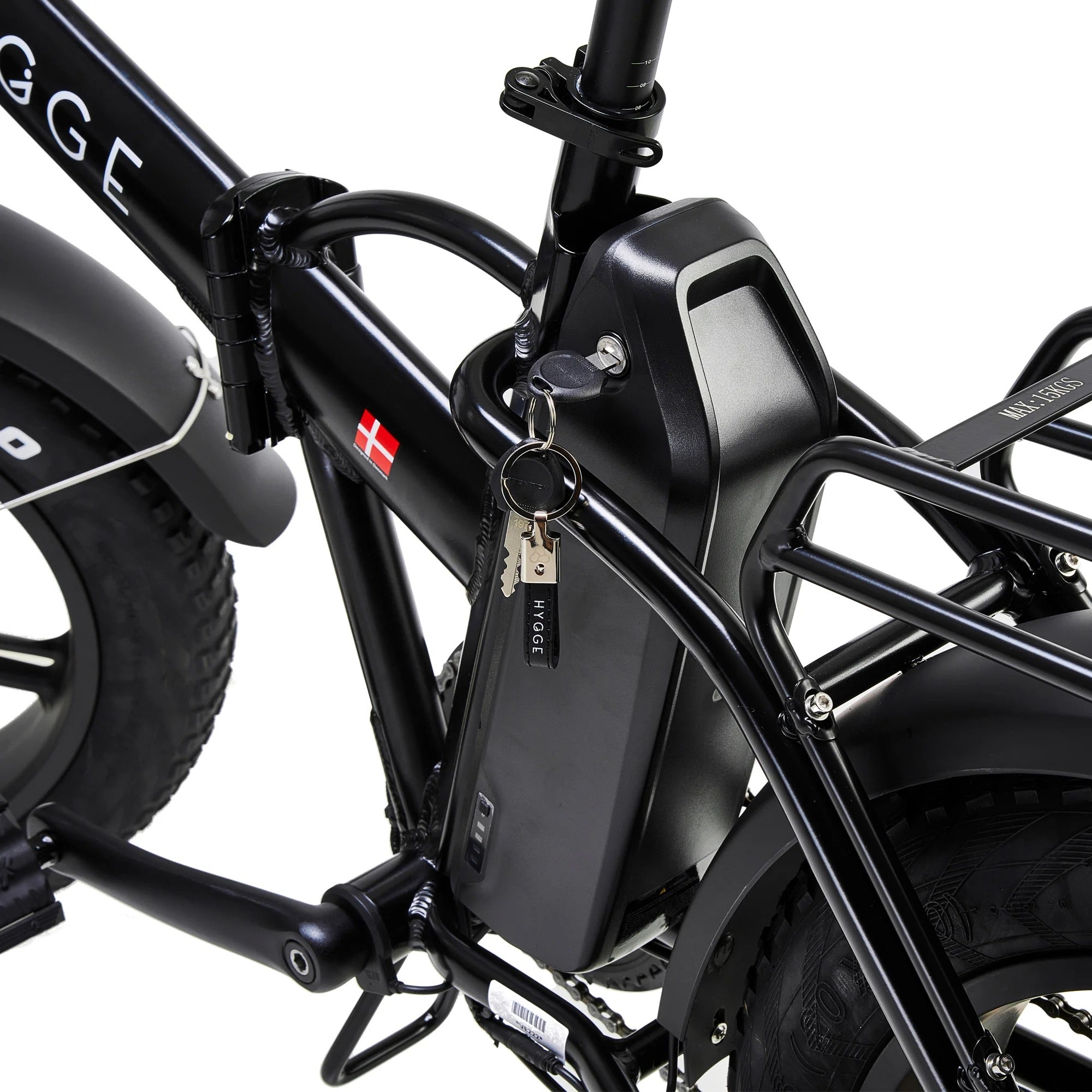 2026 Hygge Vester Crossbar Folding eBike Black
