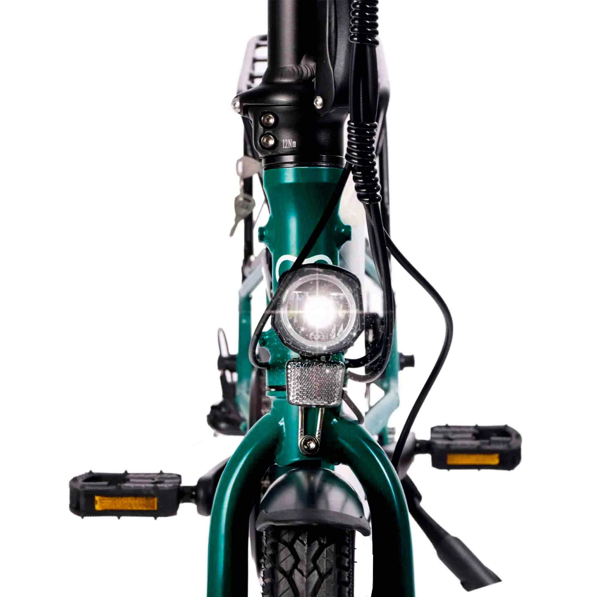 Hygge Virum Folding E-Bike Crossbar Green