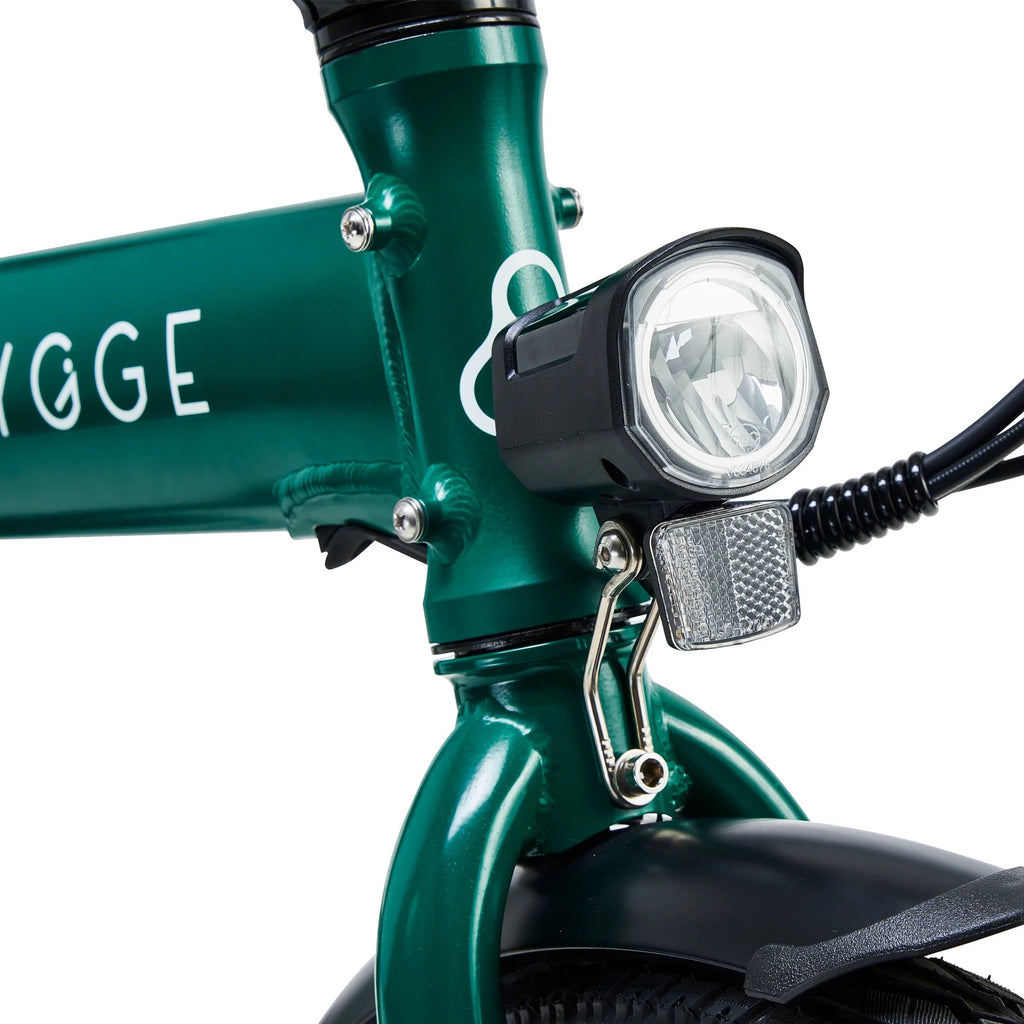 Hygge Virum Folding E-Bike Crossbar Green