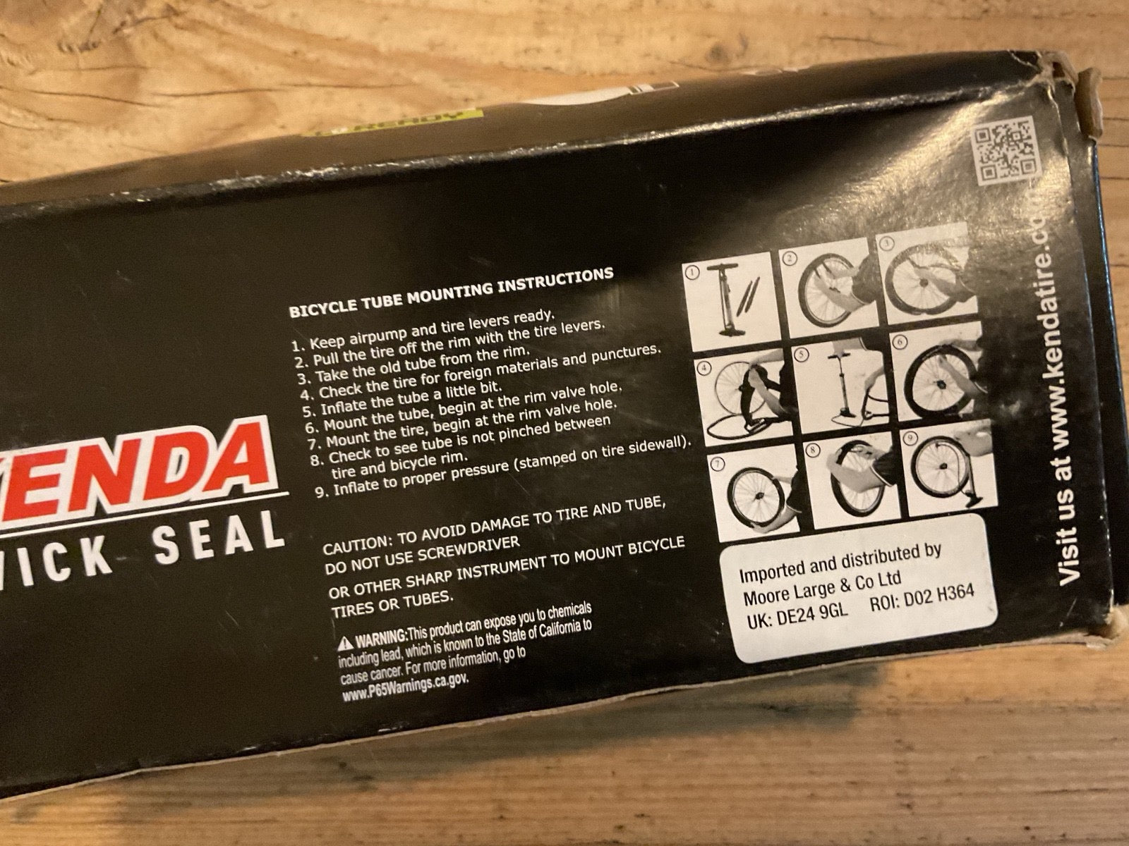 Kenda Kwick Seal 26x1.9/2.1 Inner tube Schrader valve self-sealing