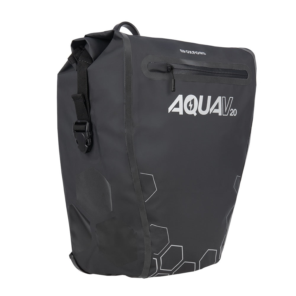 Oxford Aqua T20 Single QR Pannier Bag Orange or Black
