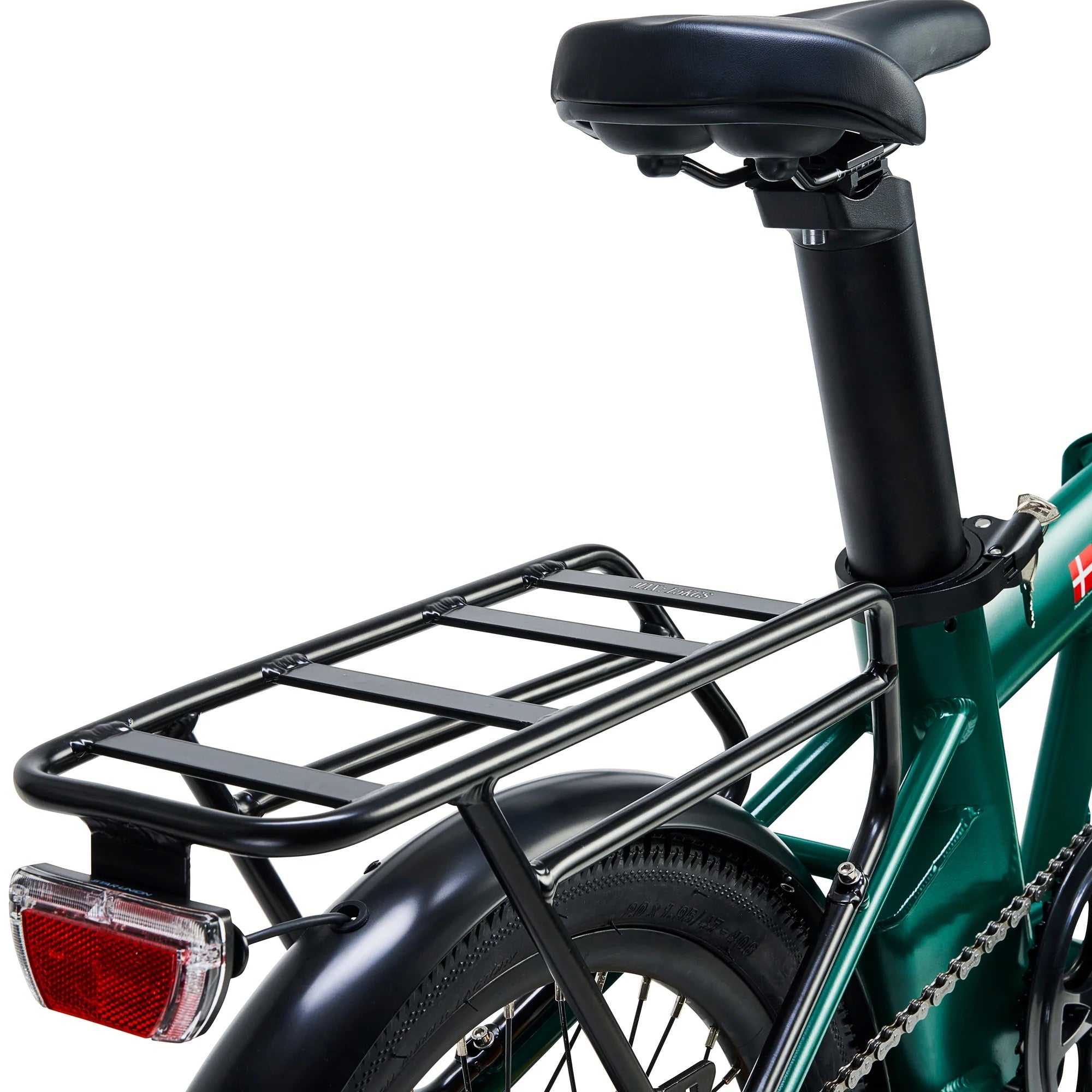 Hygge Virum Folding E-Bike Crossbar Green