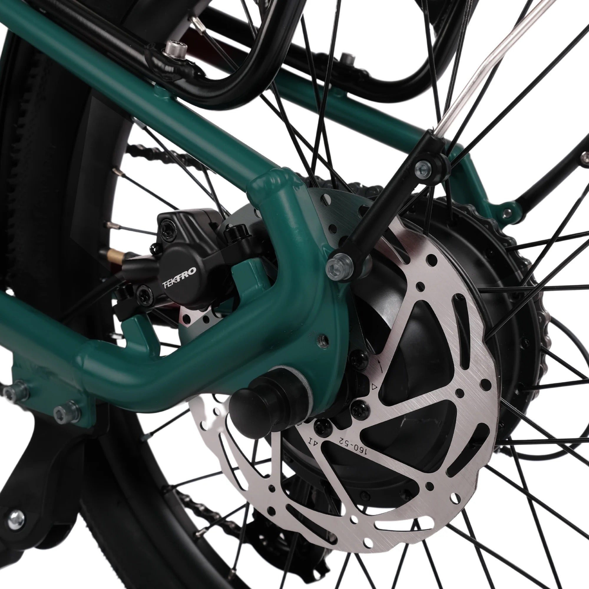 Hygge Virum Folding E-Bike Crossbar Green