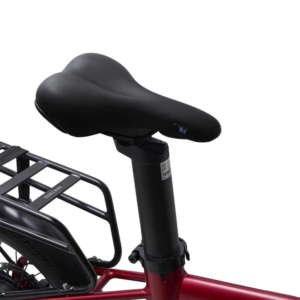 2026 Hygge Virum Folding E-Bike Crossbar Red