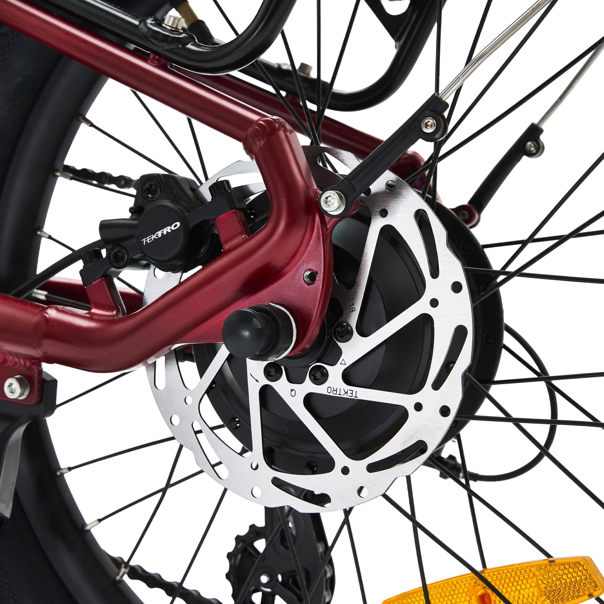 2026 Hygge Virum Folding E-Bike Crossbar Red