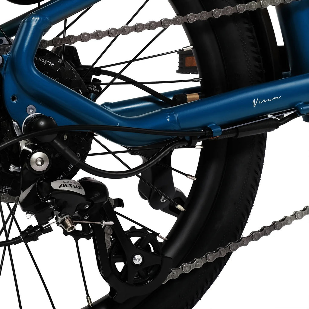 2026 Hygge Virum Step Folding E-Bike Blue
