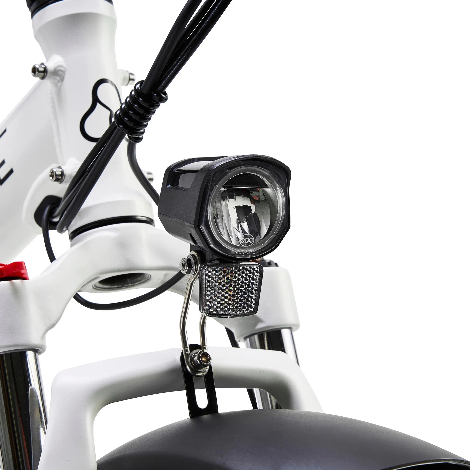 2026 Hygge Vester Crossbar Folding eBike White