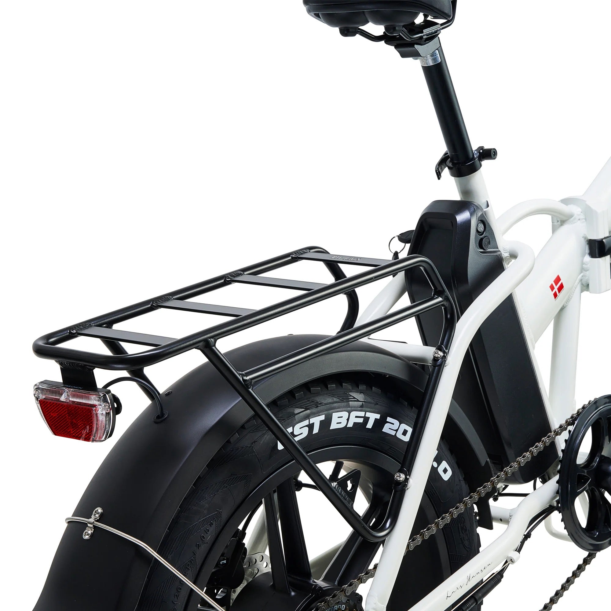 2026 Hygge Vester Crossbar Folding eBike White