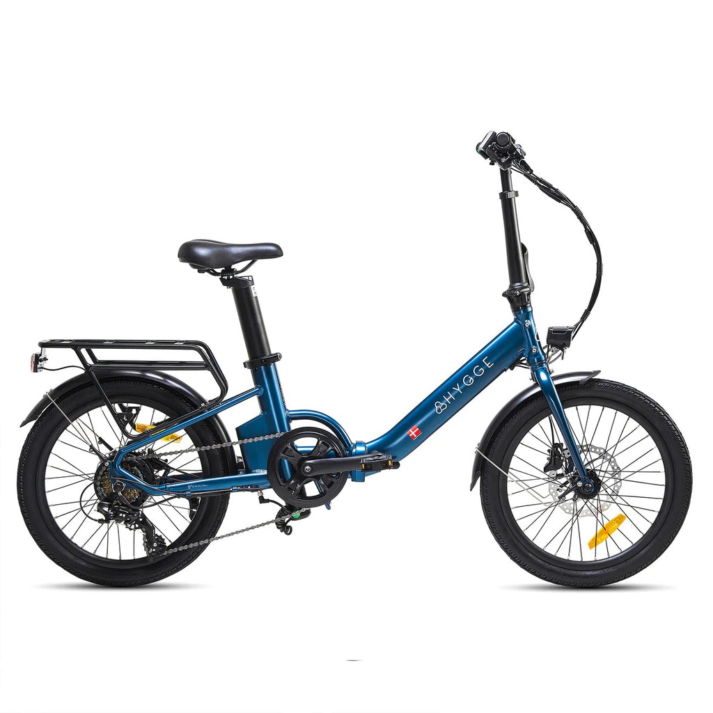 2026 Hygge Virum Step Folding E-Bike Blue