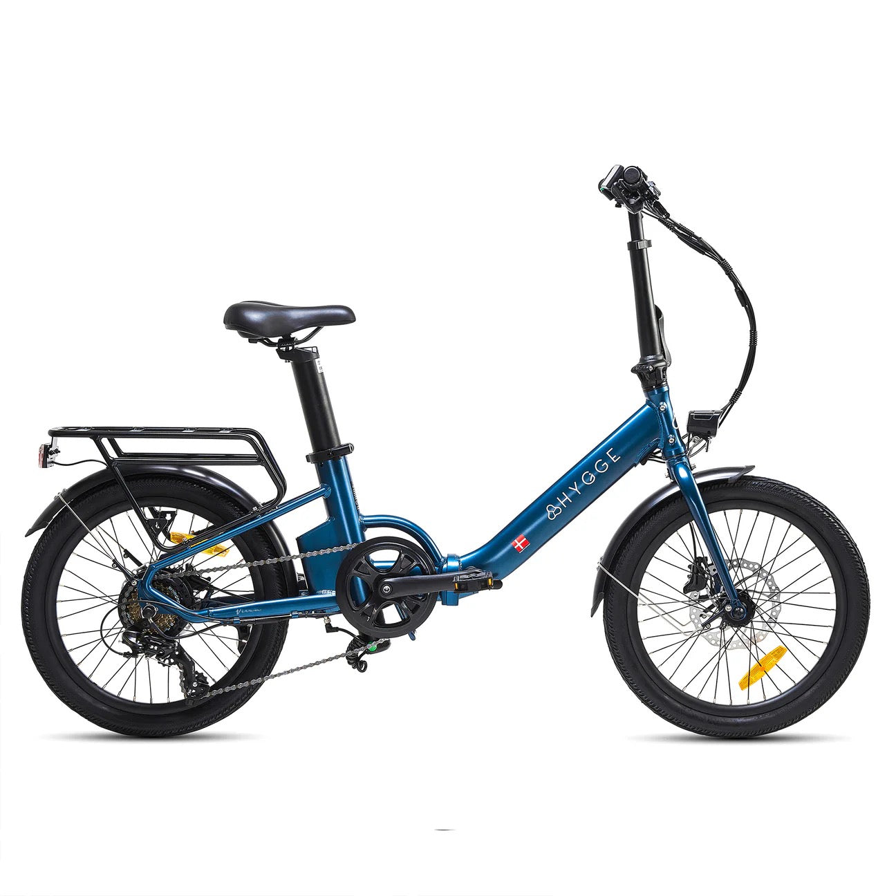 2026 Hygge Virum Step Folding E-Bike Blue
