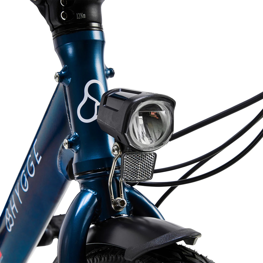 2026 Hygge Virum Step Folding E-Bike Blue