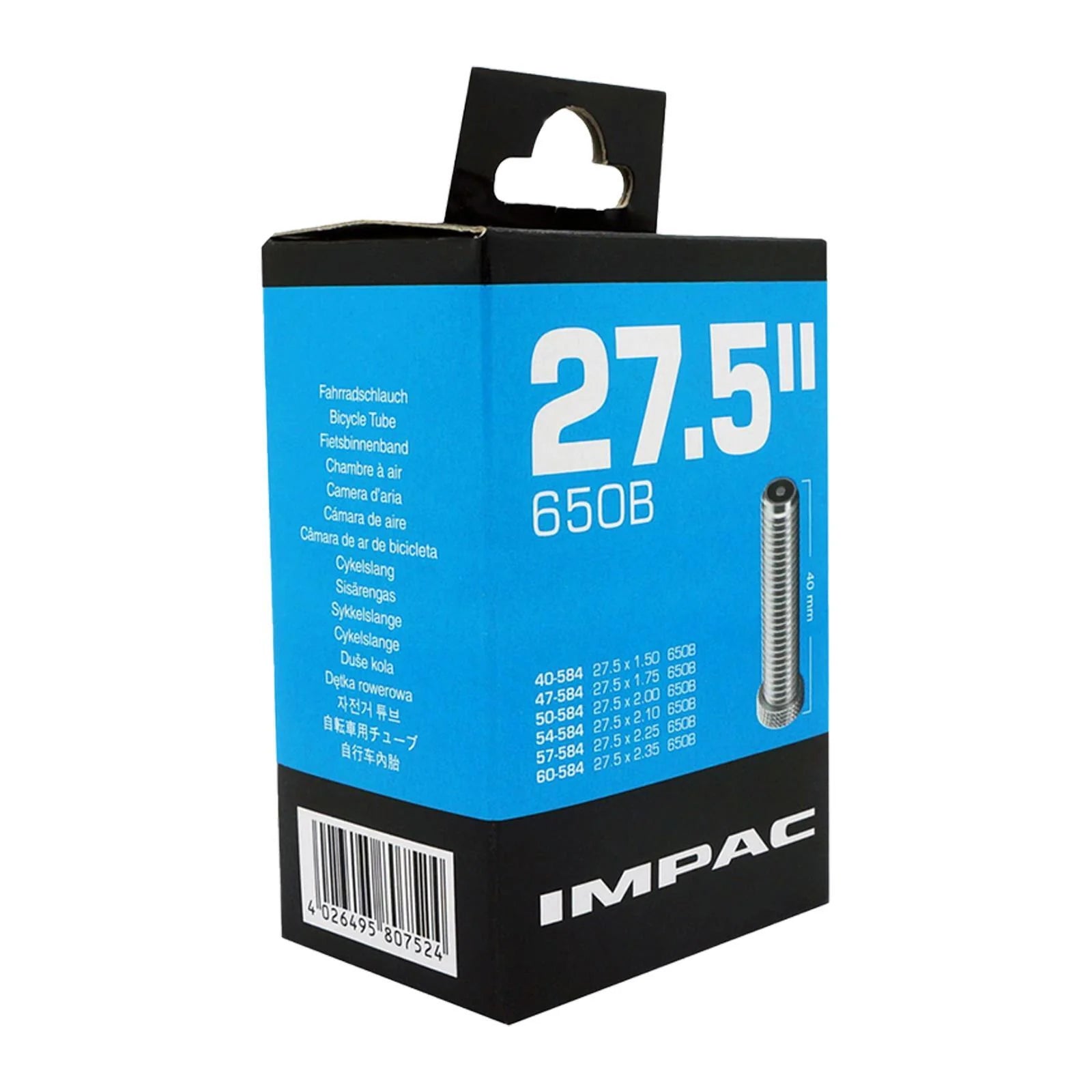 Oxford Schrader Inner Tube 27.5"