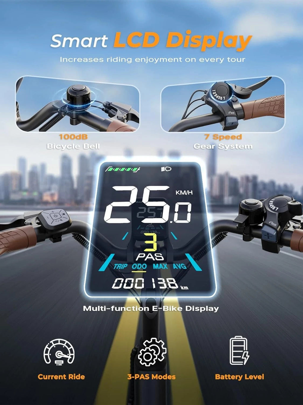 Varun C26-1 Lpow Step 30MPH eBike