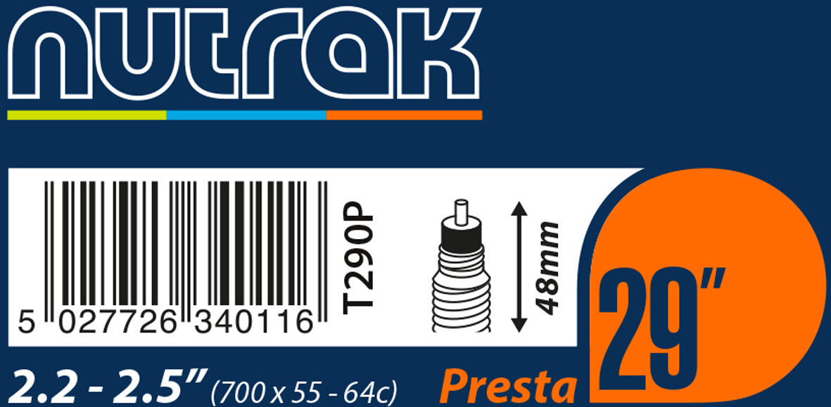 NUTRAK  29 X 2.2 - 2.5 inch Presta inner tube