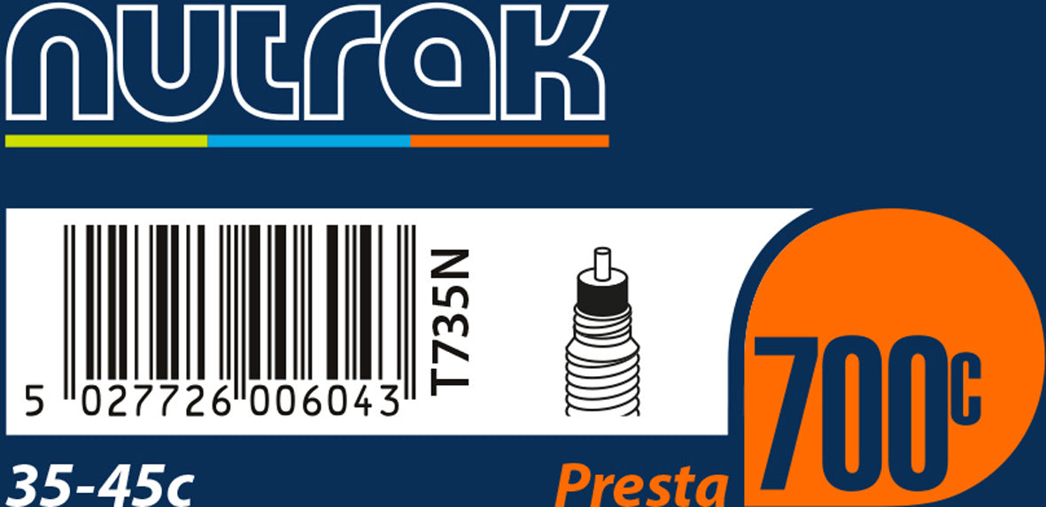 NUTRAK 700 x 35 - 45C Presta inner tube